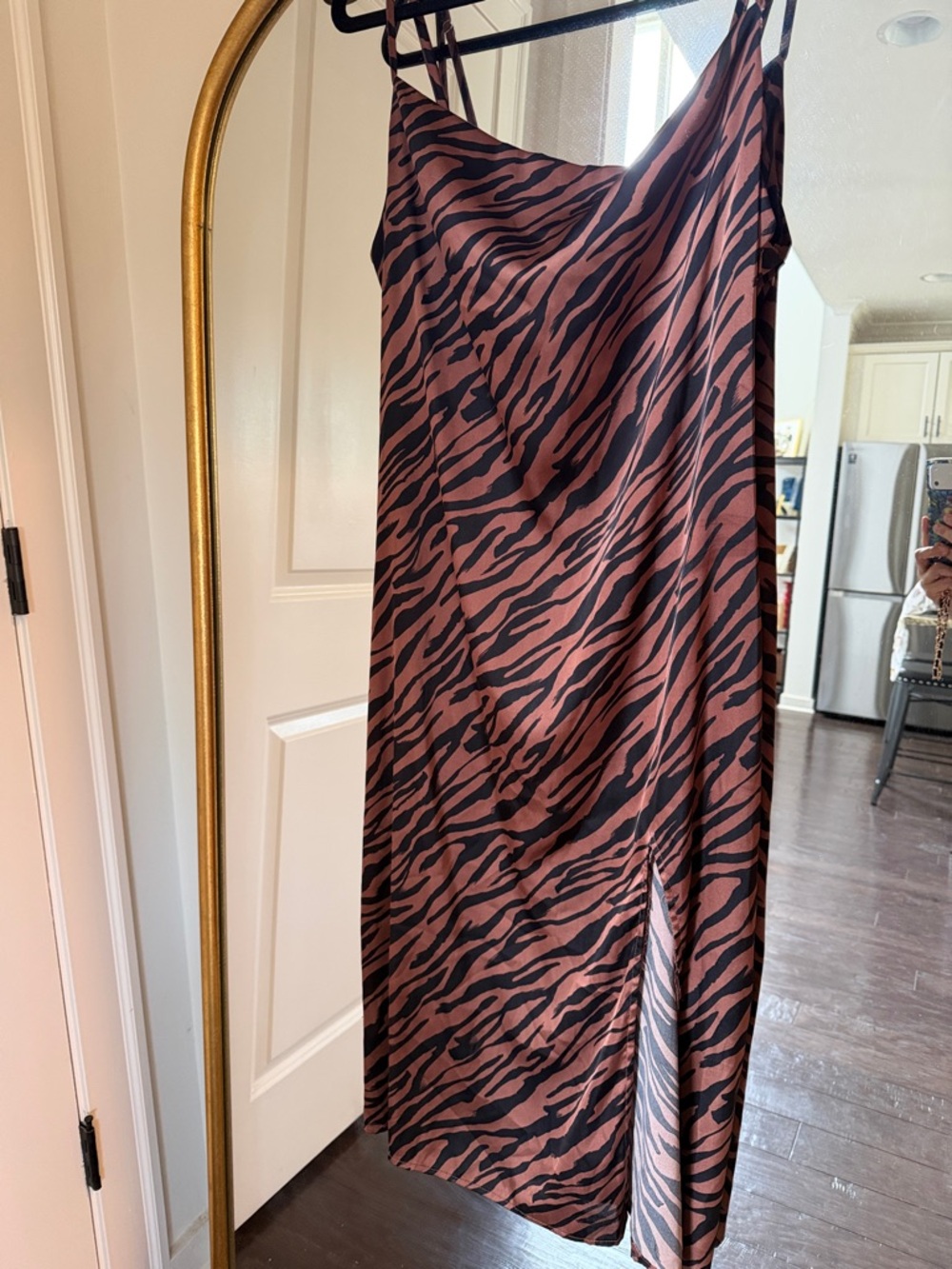 Forever 21 Animal Print Slip Dress